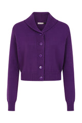 Banned Retro Violet Cardigan