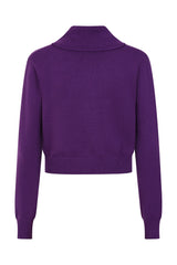 Banned Retro Violet Cardigan