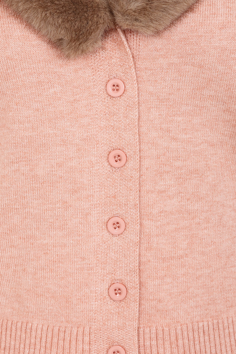 Banned Retro Sonia Faux Fur Cardigan
