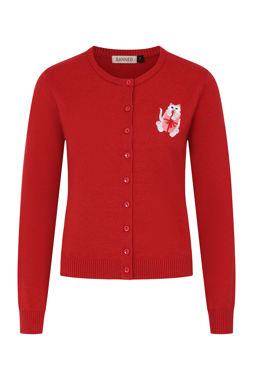 Banned Retro Angela Cat Cardigan