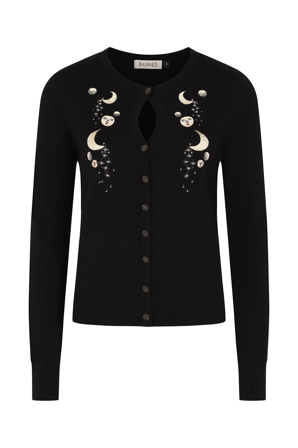 Banned Retro Heritage Mond-Strickjacke