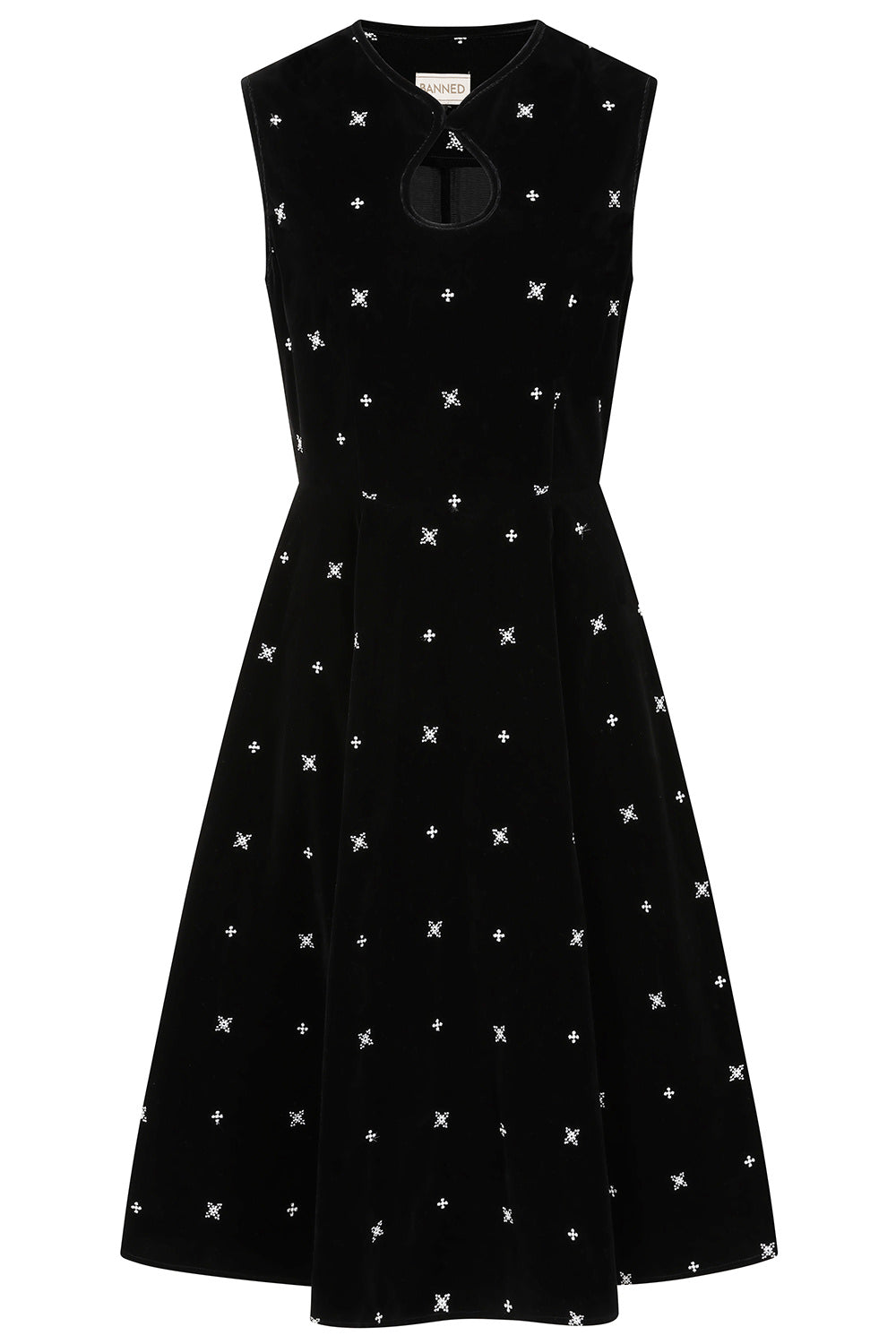 Banned Retro Daisy Snowflake Dress