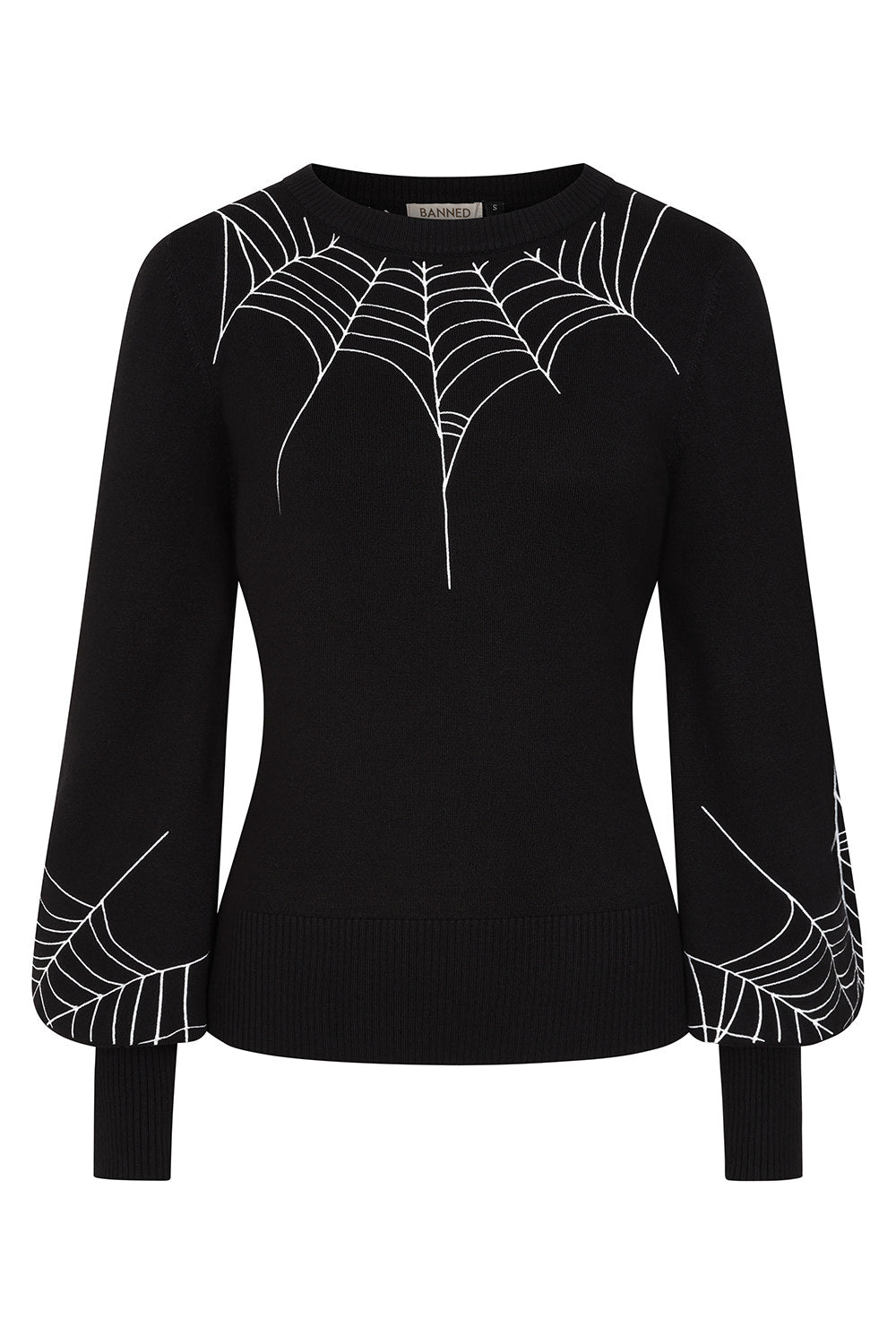 Pull à toile d'araignée Banned Retro Carla