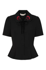 Banned Retro Prue Mondbluse