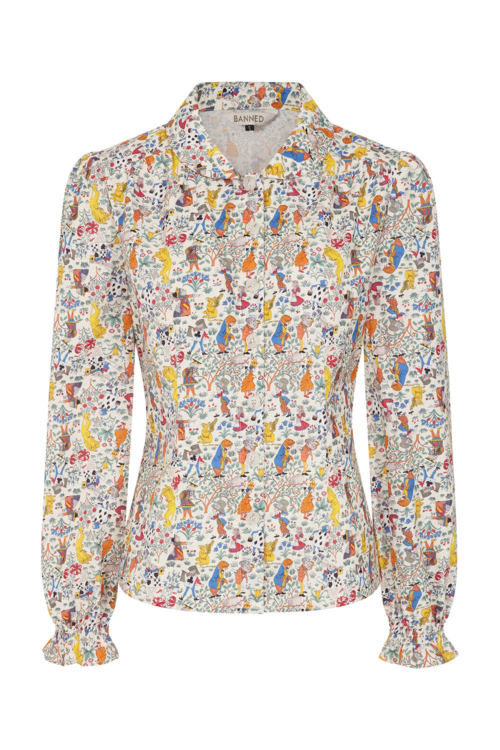 Banned Retro Star Winter Wonderland Bluse