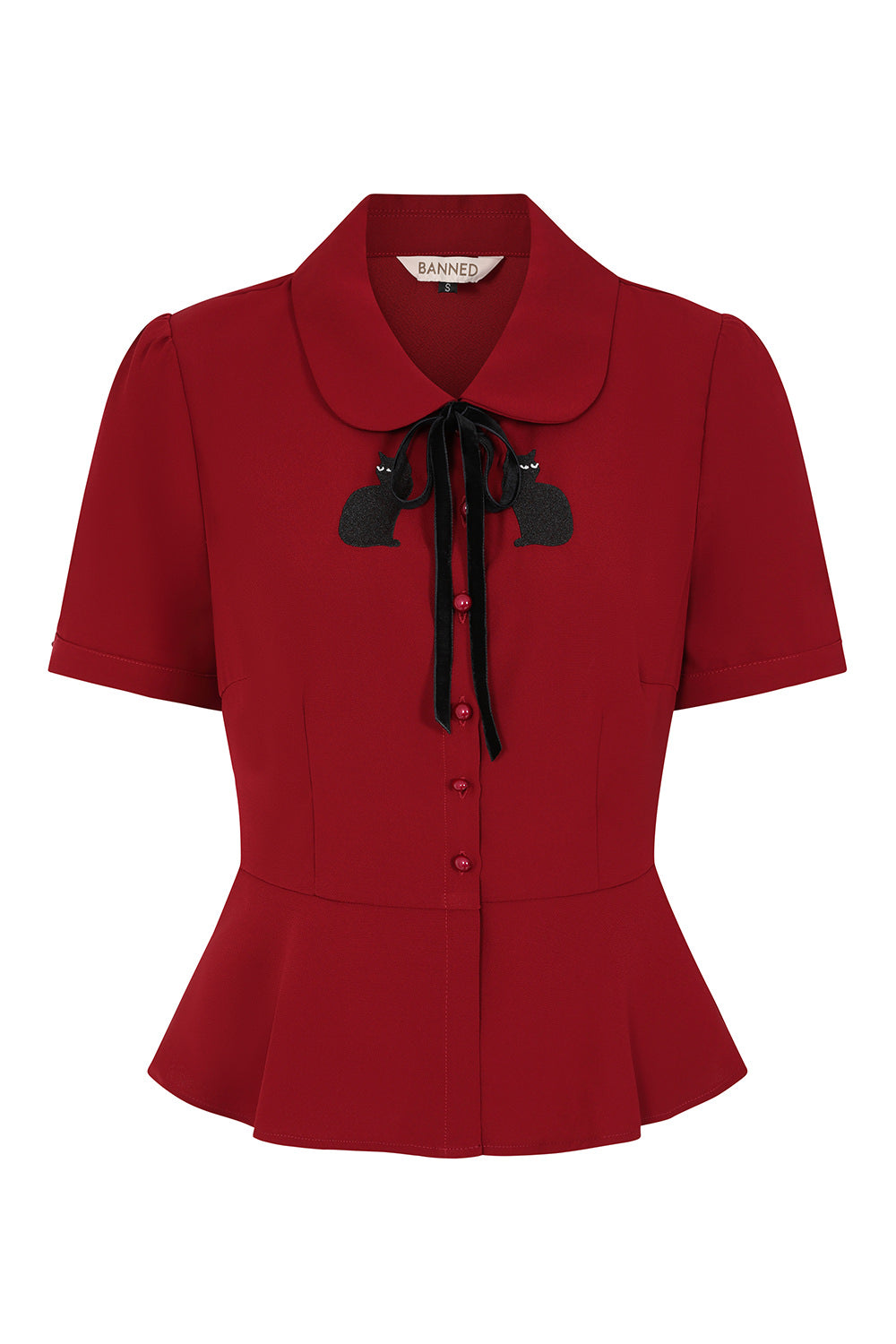 Banned Retro Prue Cats Blouse