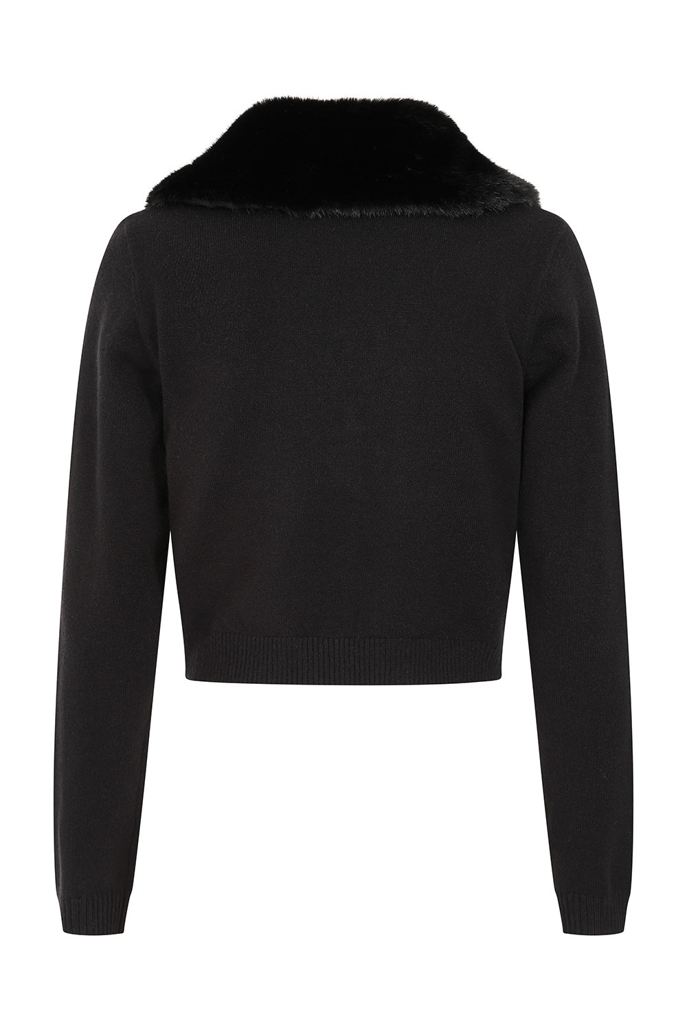 Banned Retro Sonia Faux Fur Cardigan