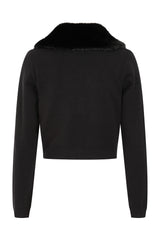 Banned Retro Sonia Faux Fur Cardigan