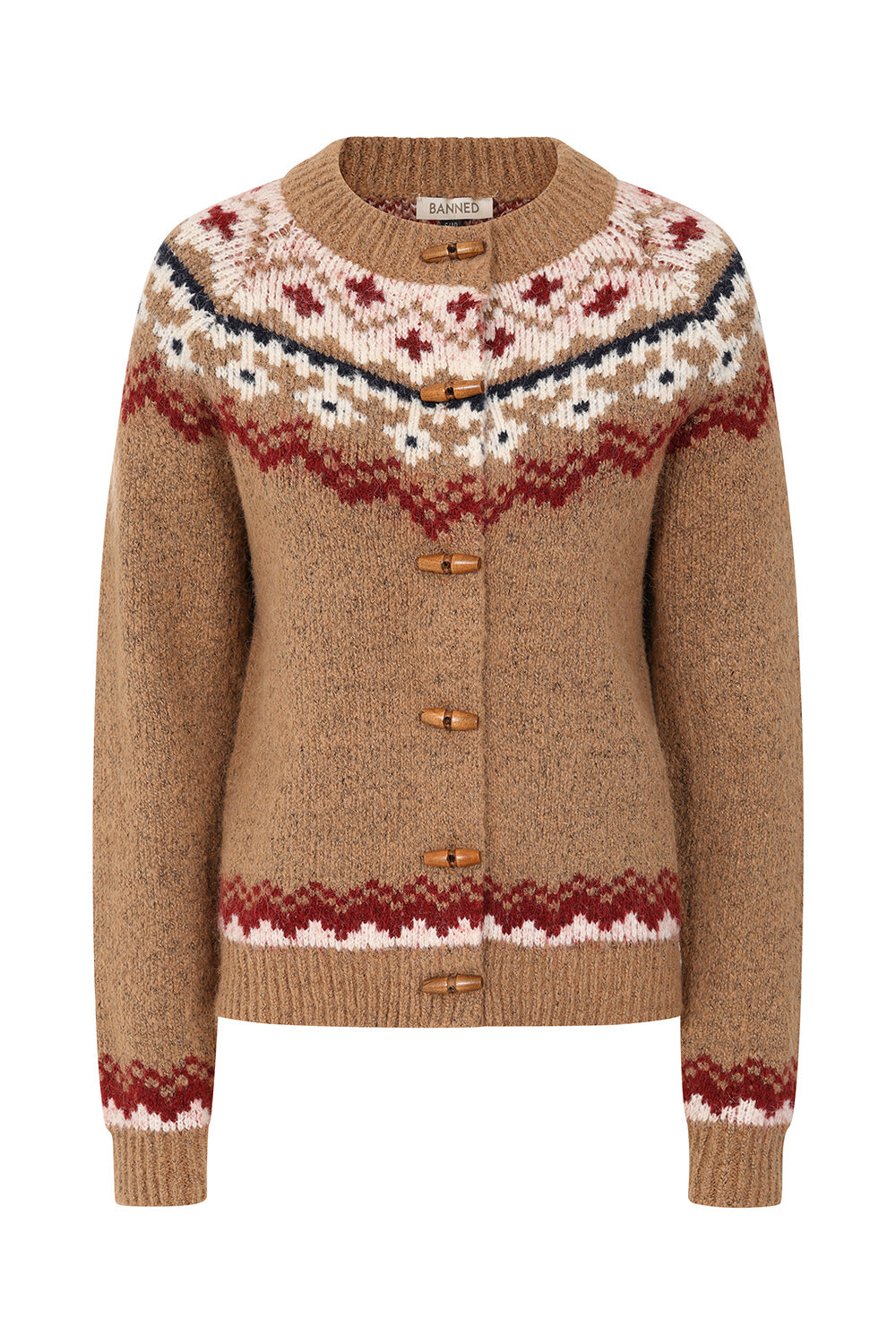 Banned Retro Winnie Winter Strickjacke