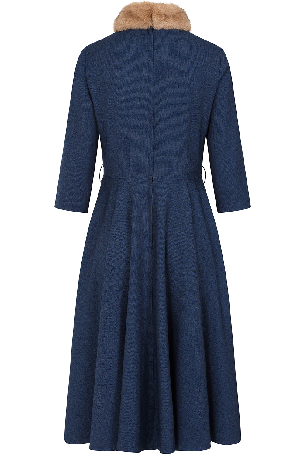 Banned Retro Lorna Fur Collar Dress