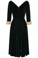 Banned Retro Nina Velvet Swing Dress