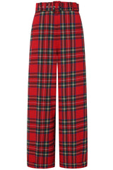Banned Retro Joanna 40's Christmas Check Trousers