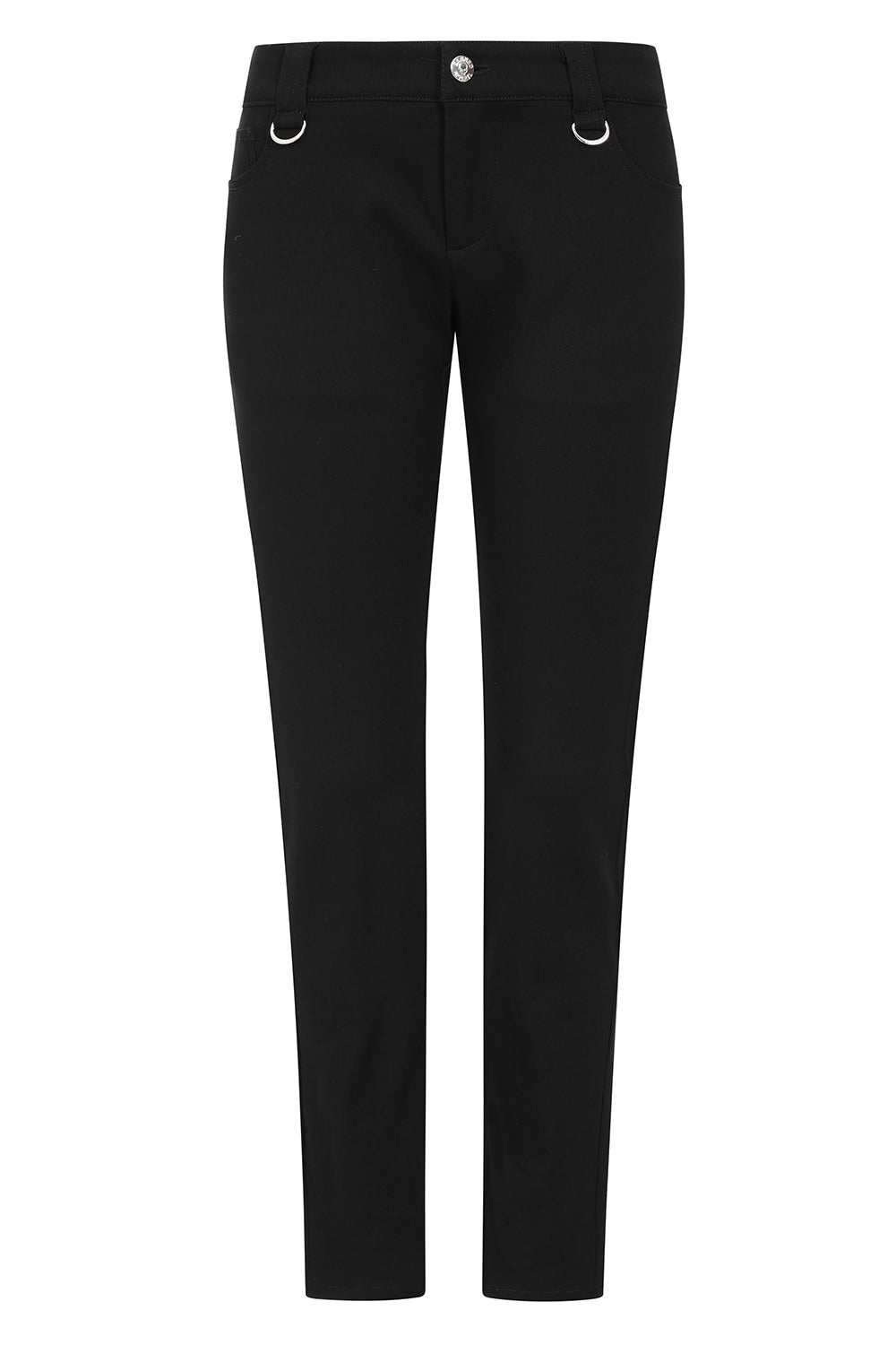 Pantalon skinny noir Banned Retro