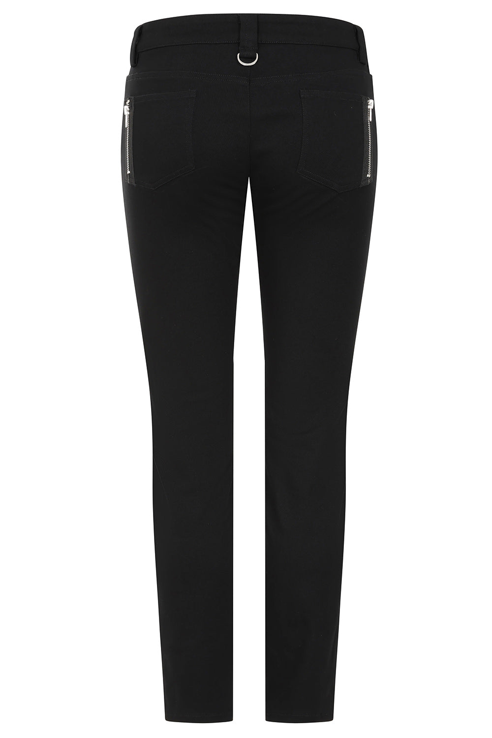 Pantalon skinny noir Banned Retro