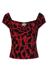 Banned Retro Babe Cattitude Top