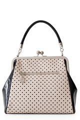 Banned Retro 1950's Polka Starr Frances Blush Handbag