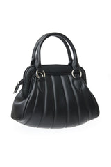 BANNED Audrey Quilted 1940s-Inspired Handbag | Sustainable Vintage Style-Black-One Size-EU