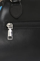 BANNED The Swallows Return Lacquer Handbag | Rockabilly Embroidered Style-Black-One Size-EU