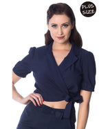 HAPPY DAYS WRAP TOP