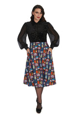VELVET BAT BLOUSE