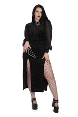 VELVET BAT BLOUSE