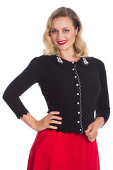 Banned Retro 1950's Bunny Hop Knit Ava Cardigan