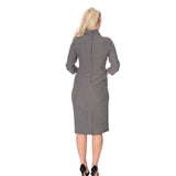 BETTY MEANS BUSINESS CHECK PENCIL DRESS