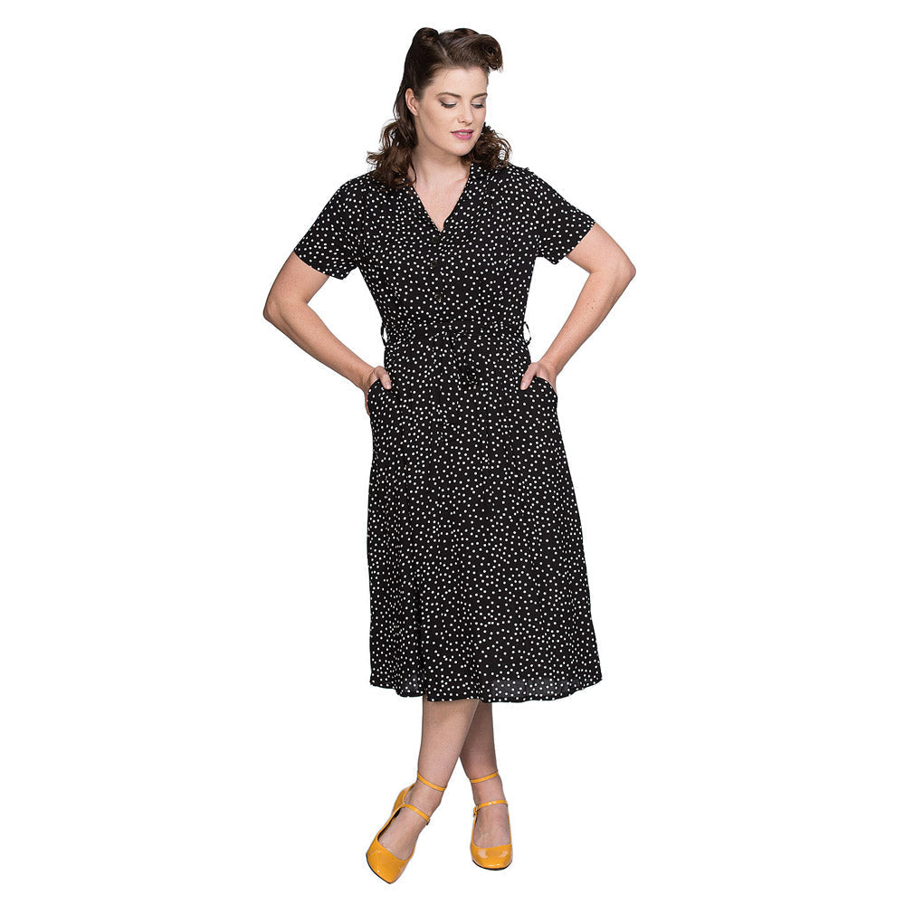 BLACK SPOT DRESS