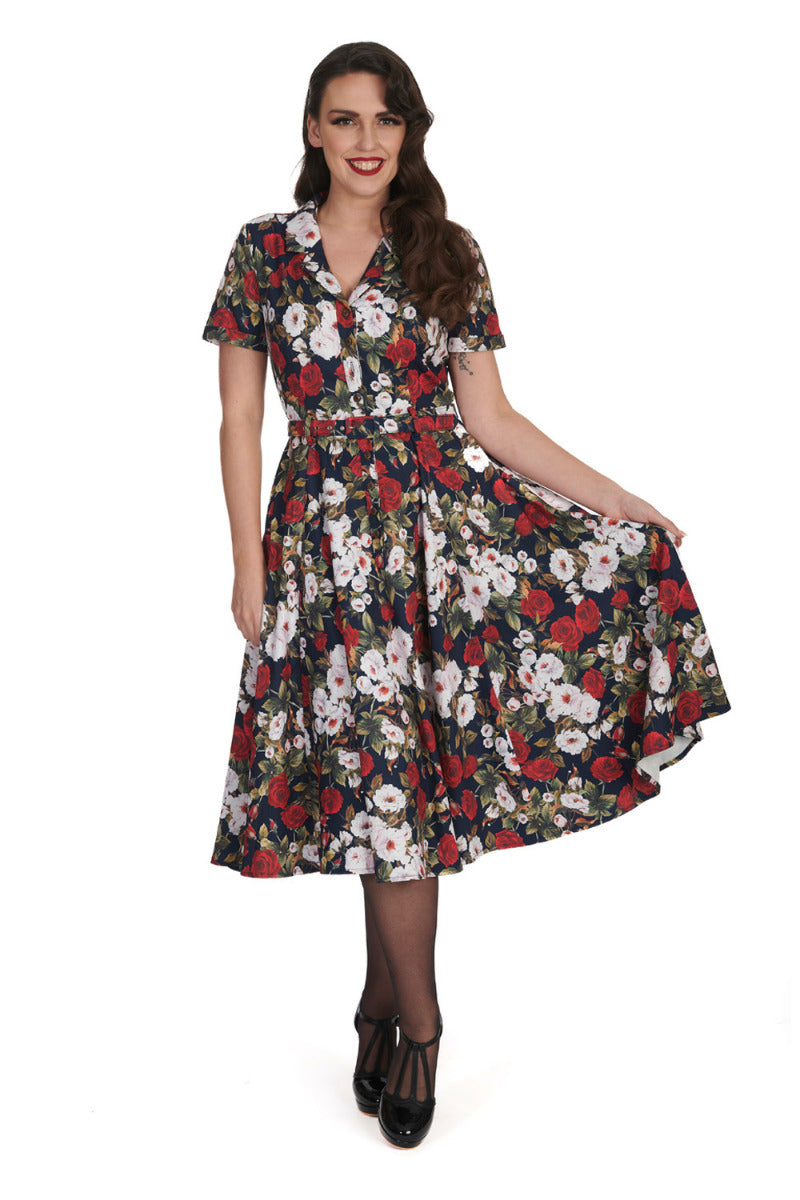 DARK ROSE DRESS