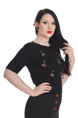 DARK CHERRY VIBES CARDIGAN EU