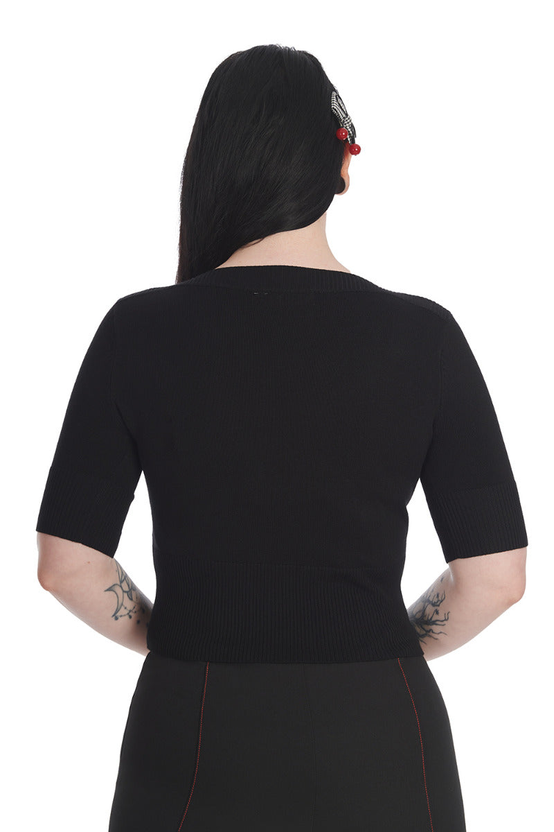DARK CHERRY VIBES CARDIGAN EU