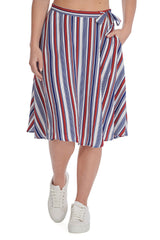 STRIPE & SAIL SWING SKIRT EU