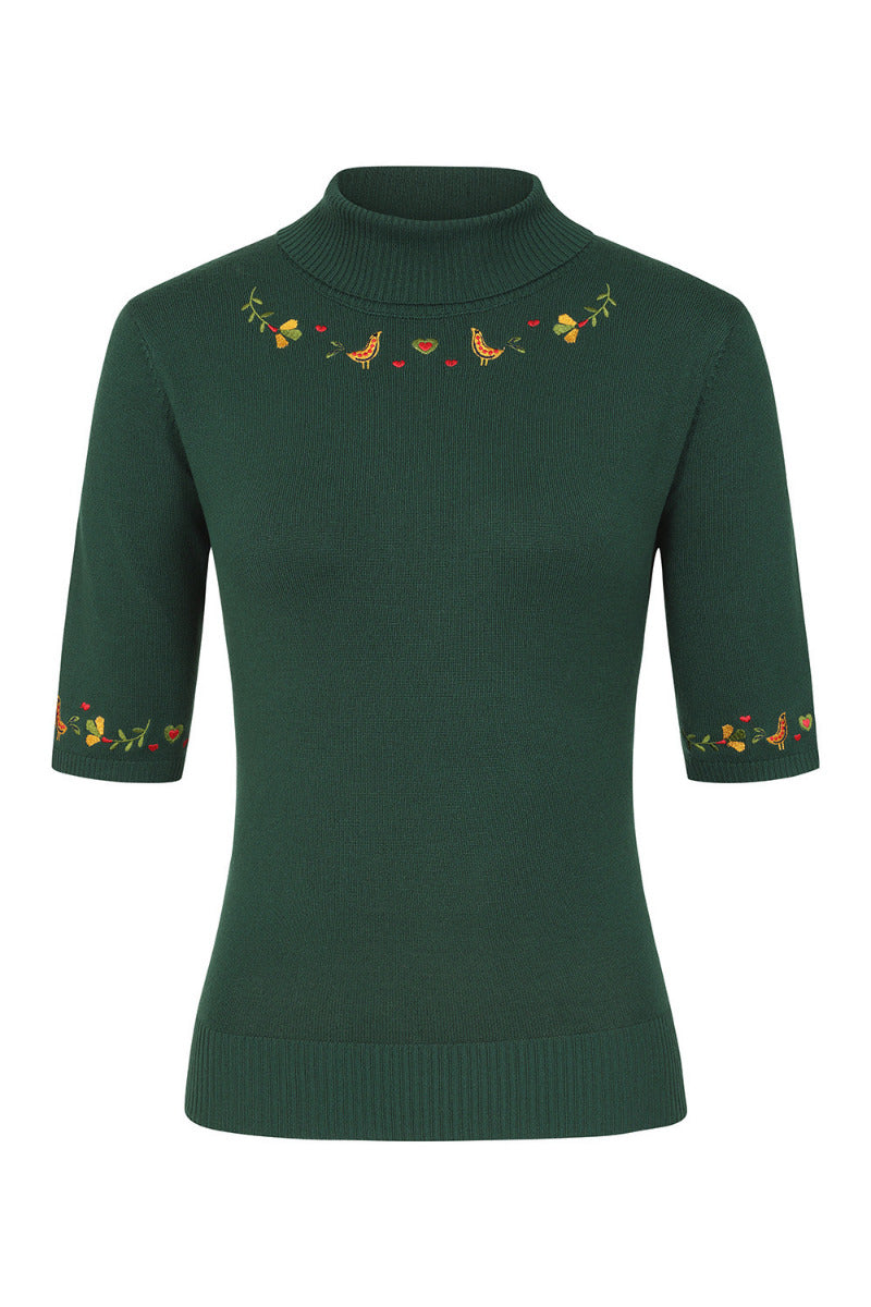 SCANDI POLO NECK JUMPER