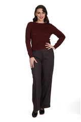 JENNY CHECK TROUSER