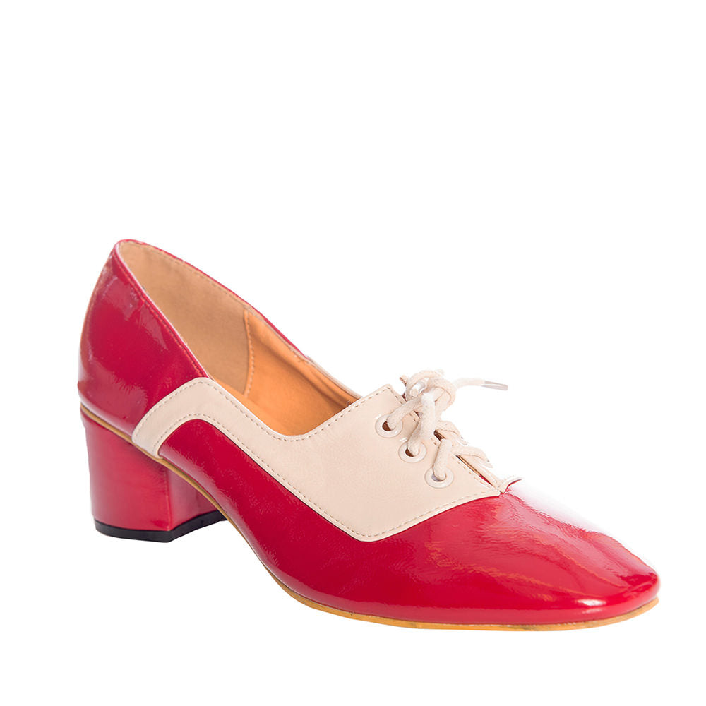 THE MODERNIST TWO TONE LACE SHOE