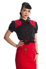 BLOOMING ROSE SHIRT