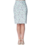 PEACOCK PENCIL SKIRT