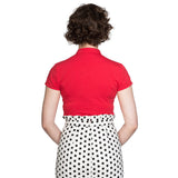 MANDARIN COLLAR TOP