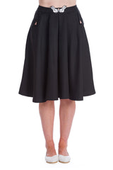 Banned Retro 1940's Bunny Hop Knit Rita Flare Skirt