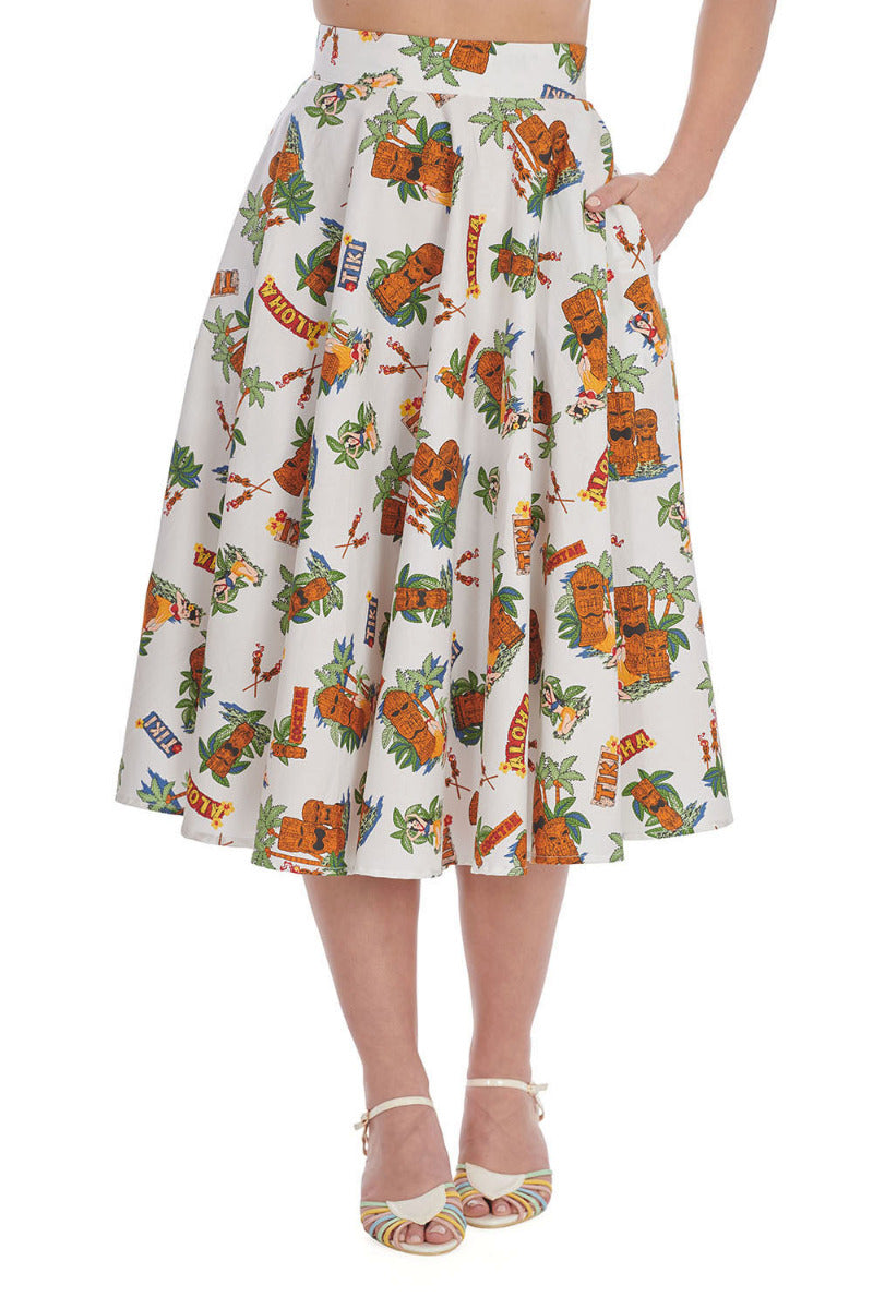 TIKI CLUB SWING SKIRT EU