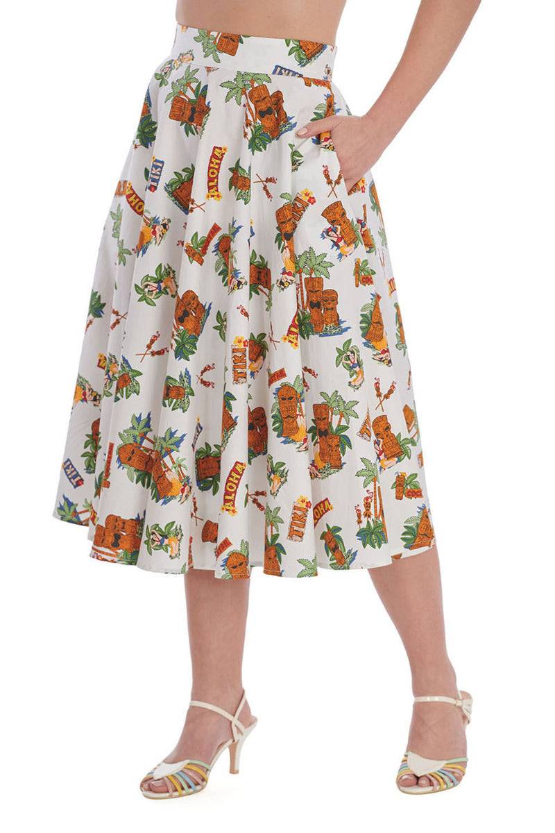 TIKI CLUB SWING SKIRT EU