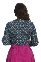 MIDNIGHT HERITAGE BLOUSE