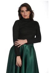 HAZEL SATIN SPARKLE SKIRT