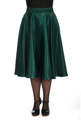 HAZEL SATIN SPARKLE SKIRT