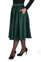 HAZEL SATIN SPARKLE SKIRT