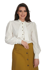 SPOT TEXTURE BLOUSE