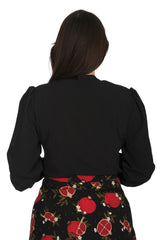 SPOT TEXTURE BLOUSE