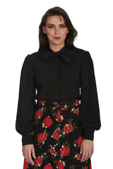SPOT TEXTURE BLOUSE