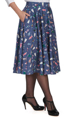 SKI SNOW SEASON FLARE SKIRT
