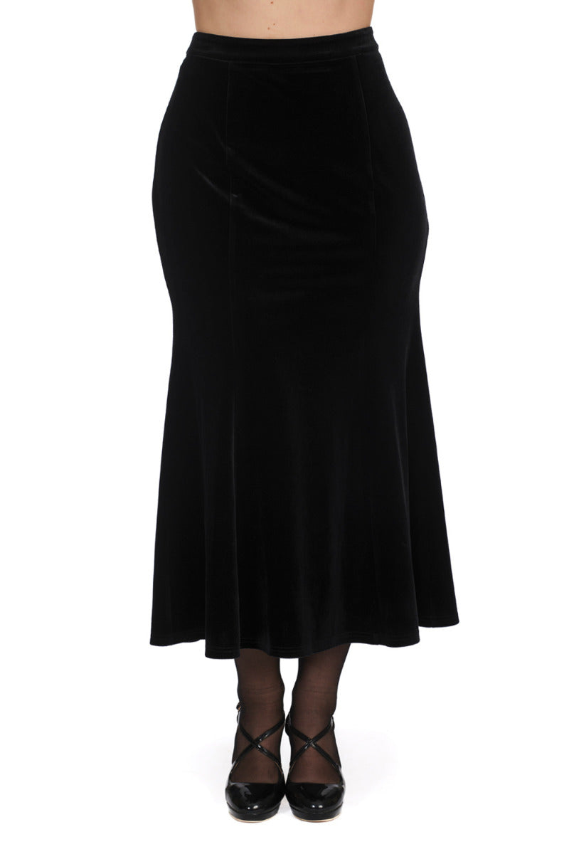 BETTY ROCK PEPLUM PENCIL SKIRT